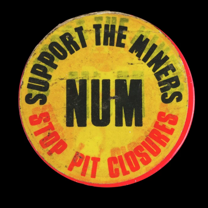 Miners strike support sticker